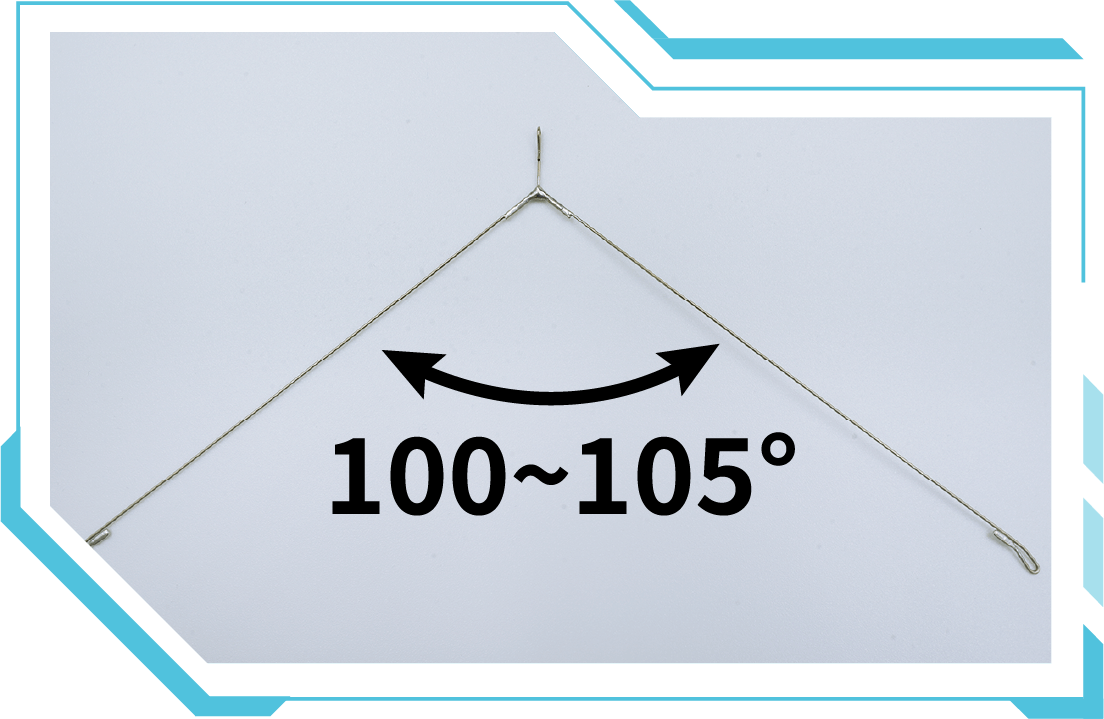 最適用的100~105度